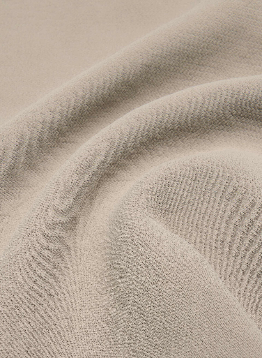 fusta mini clasică - crepette nomad taupe