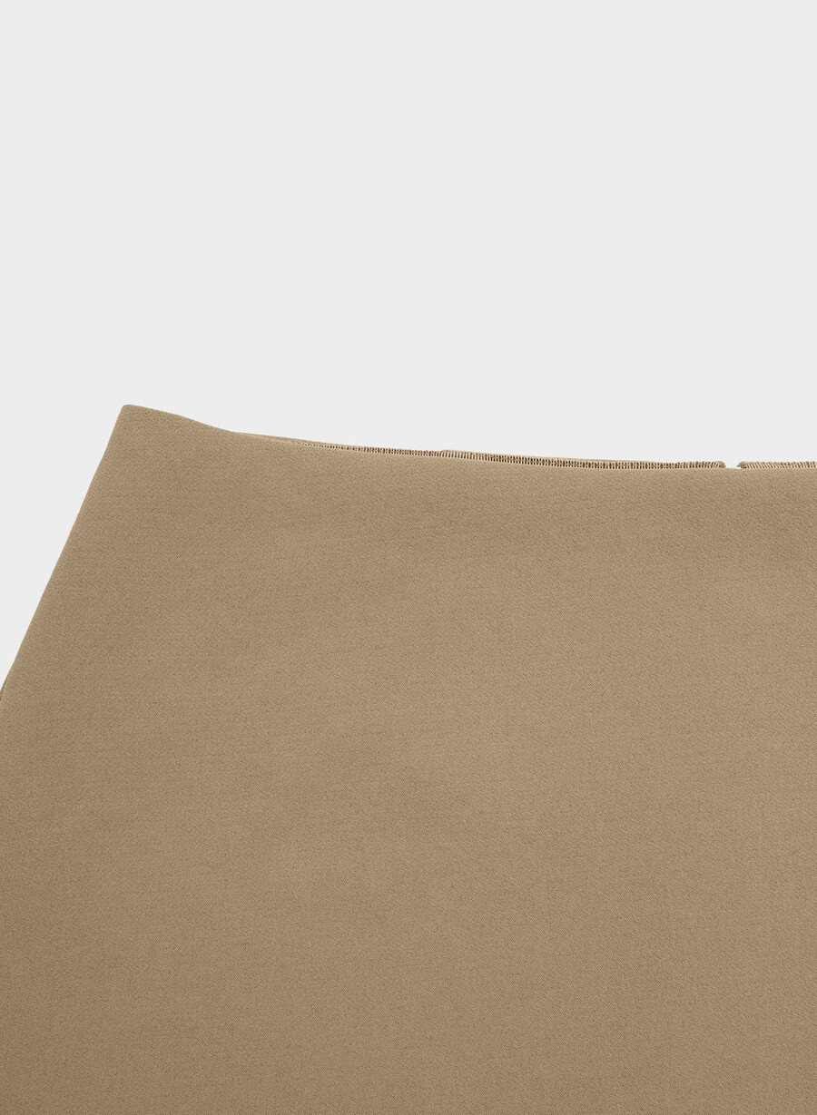 fusta mini clasică - crepette folio brown