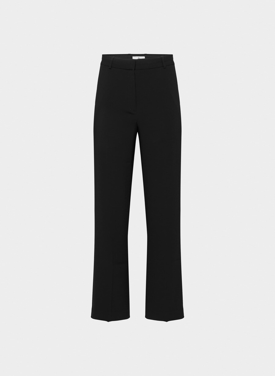 pantaloni agency - mirror crepe negri