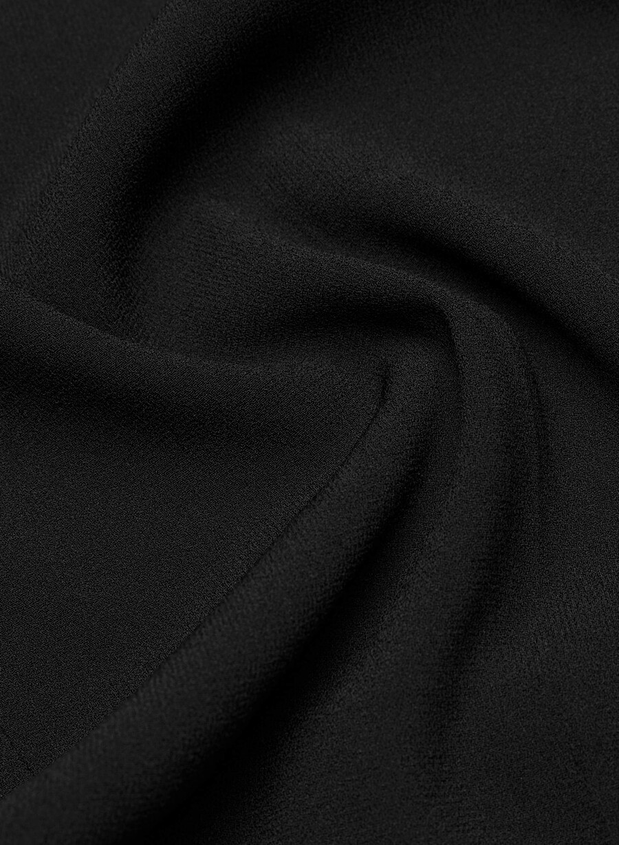 pantaloni agency - mirror crepe negri