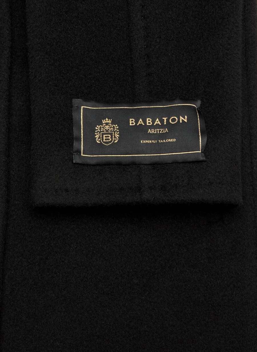 paltonul slouch nou - recamel wool negru