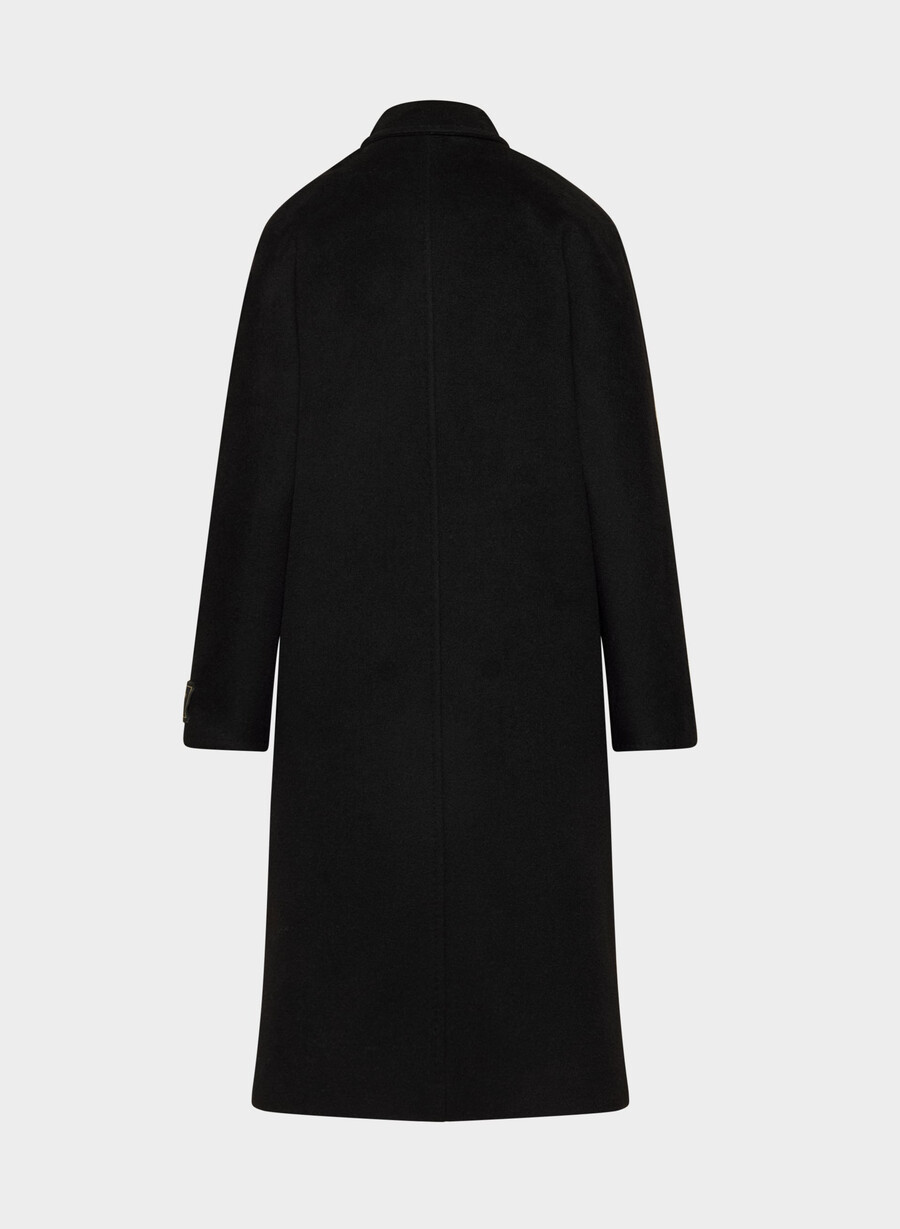 paltonul slouch nou - recamel wool negru