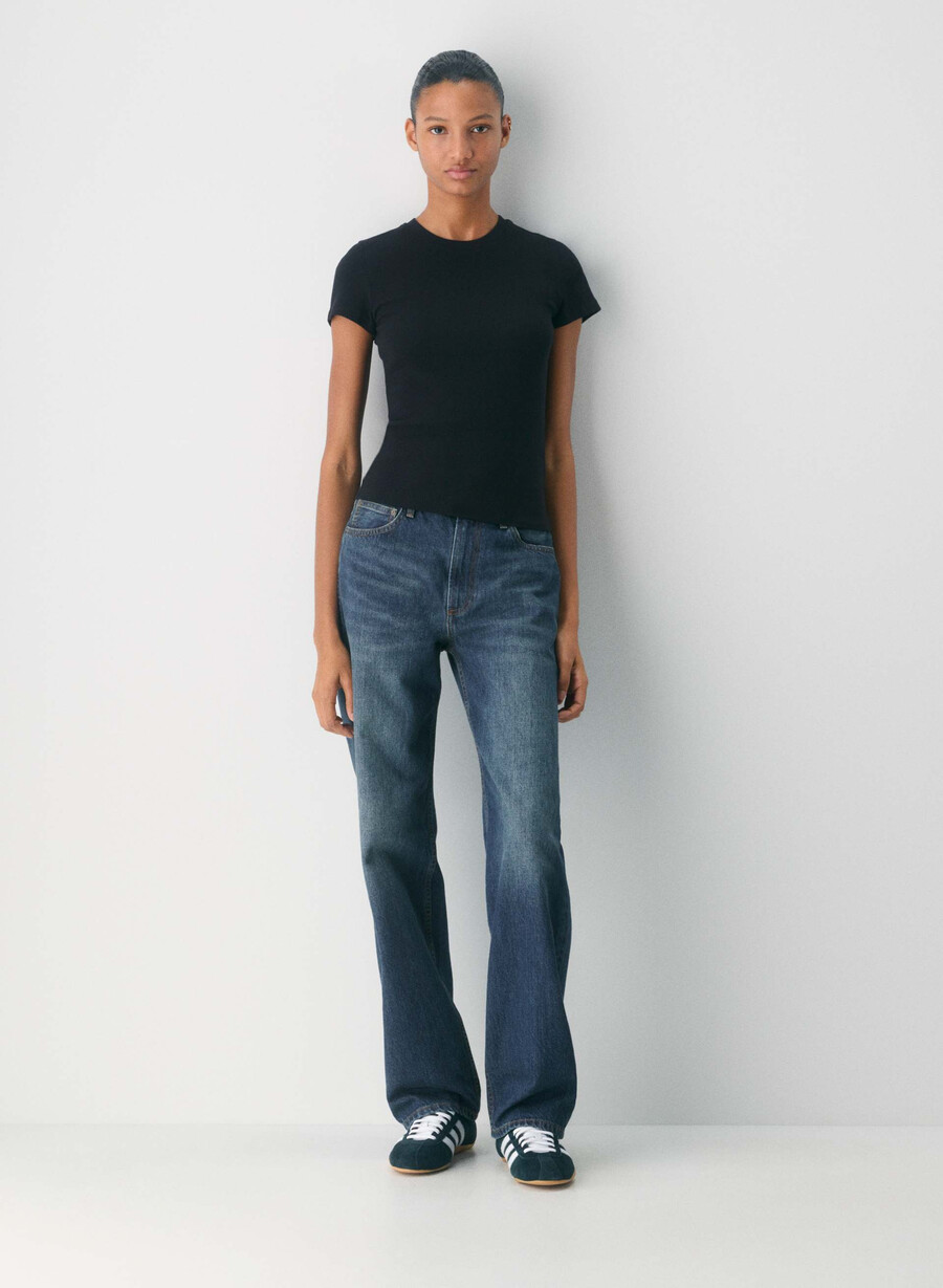 tricou homestretch rib tune negru