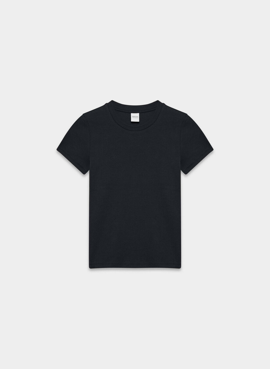 tricou homestretch rib tune negru
