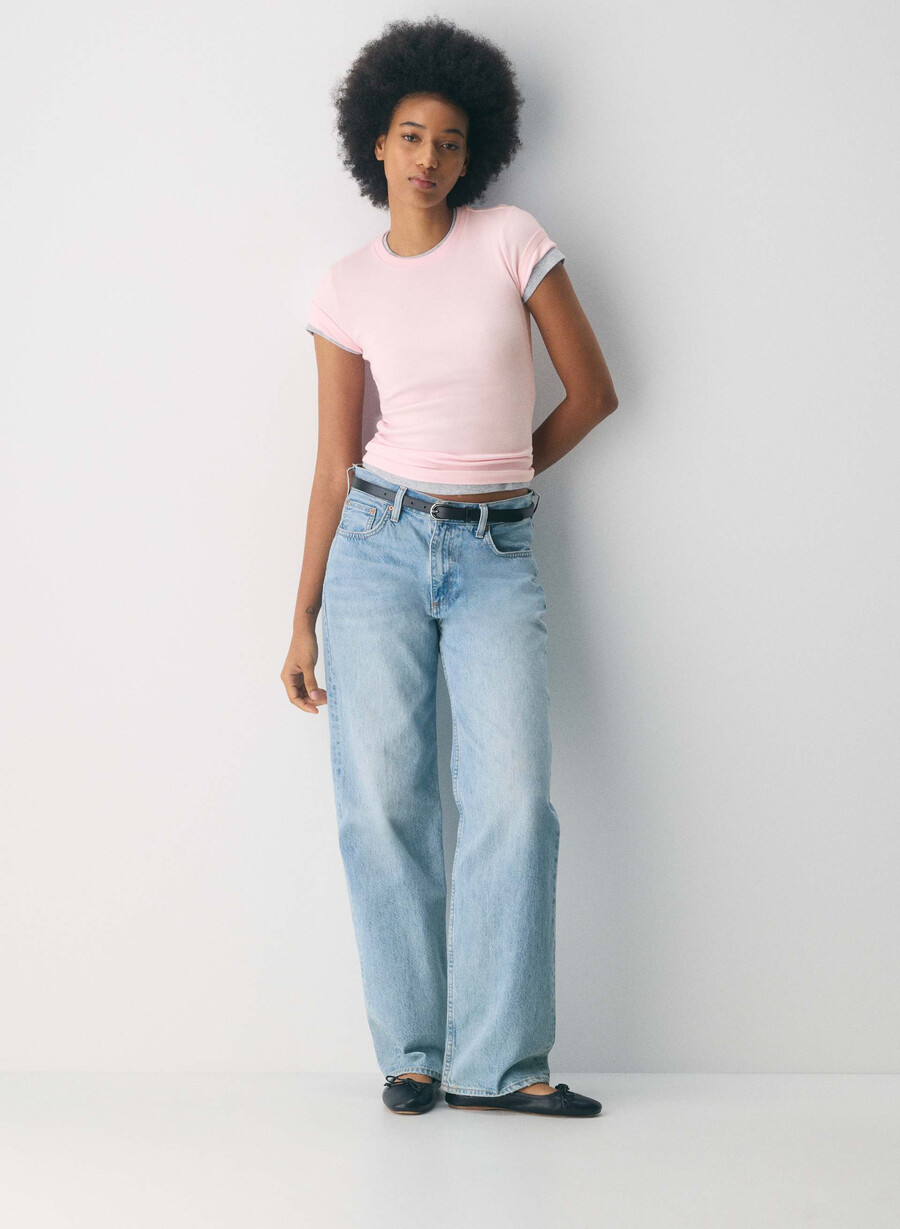 tricou homestretch rib tune roz villa