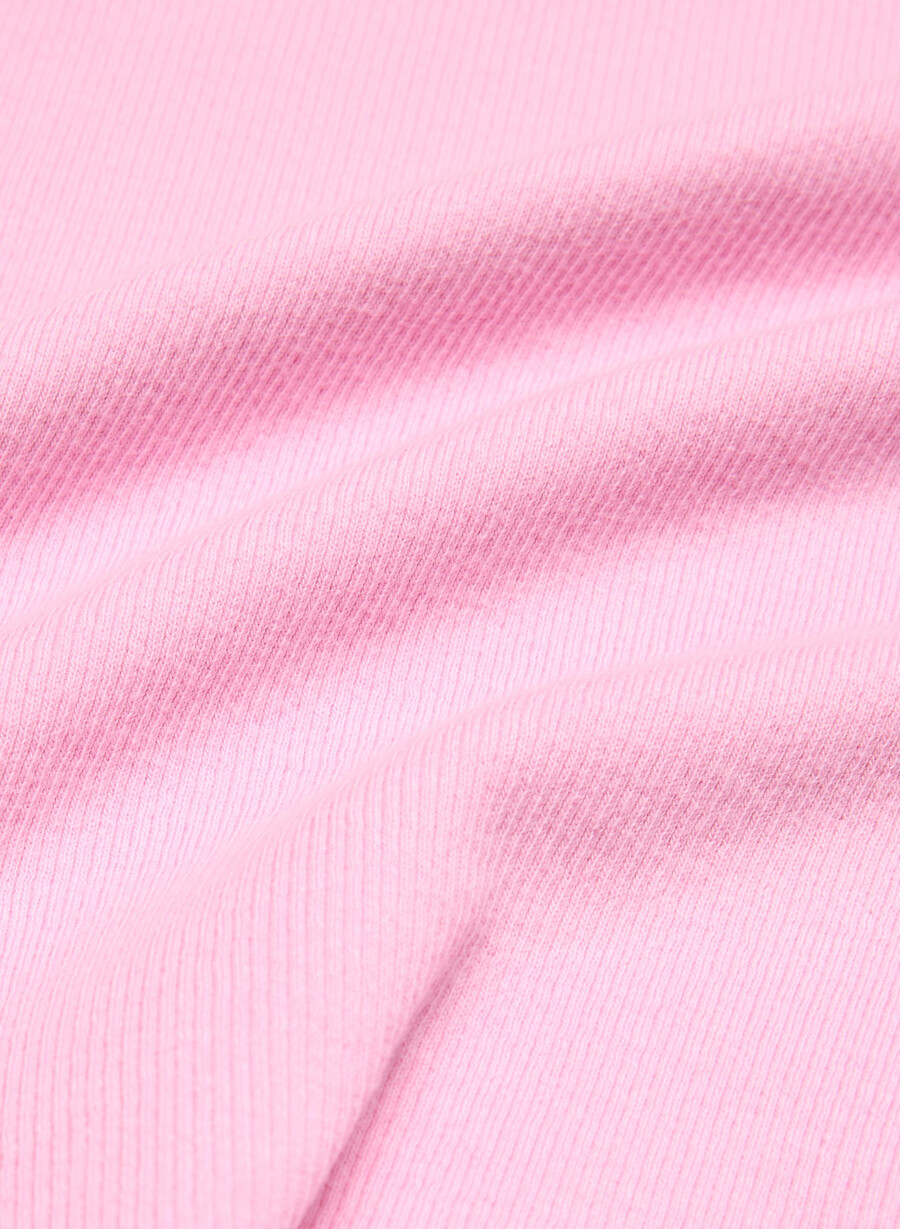 tricou cu mânecă lungă homestretch rib solo morganite roz