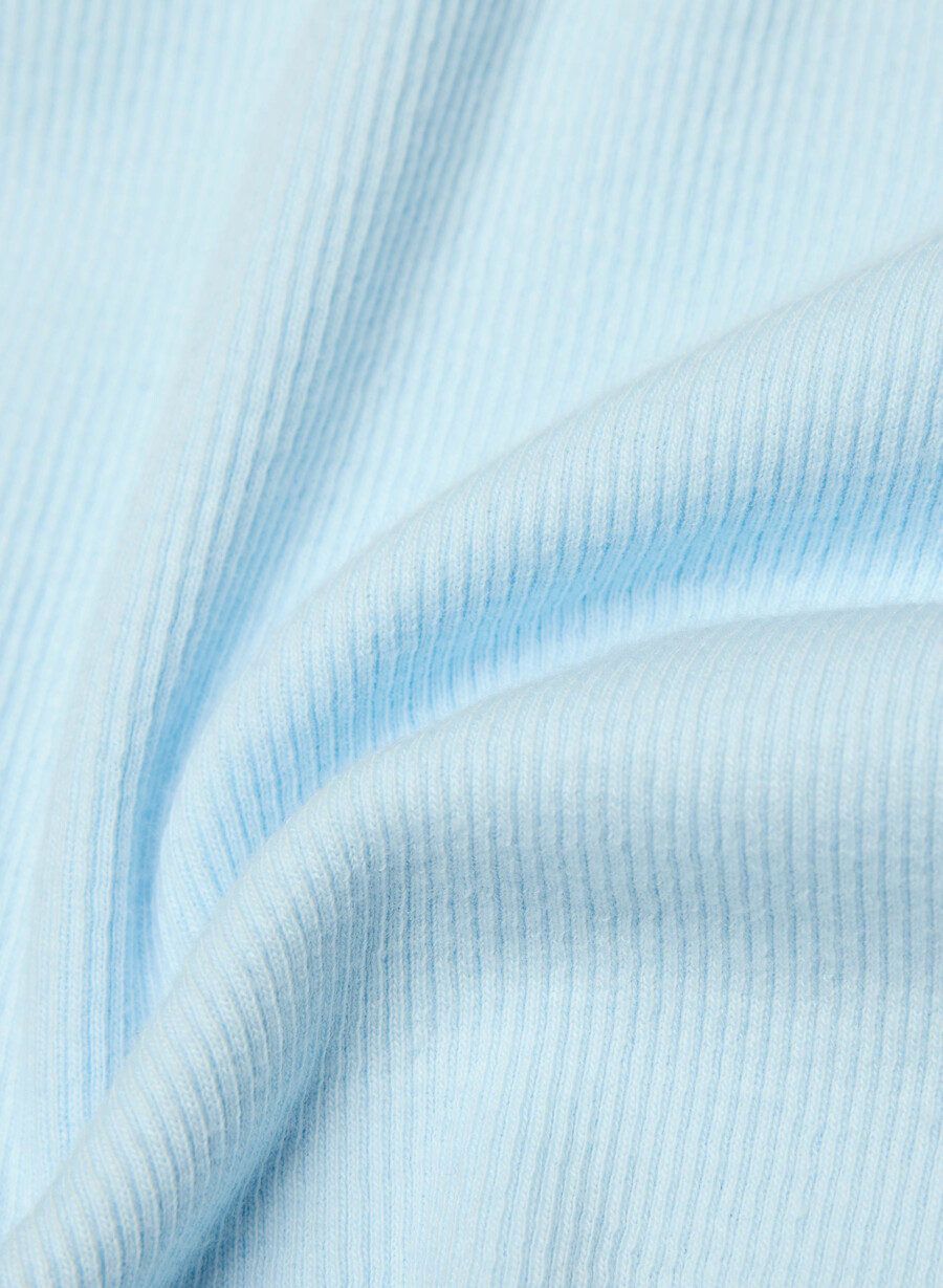 tricou cu mânecă lungă homestretch rib solo villa blue