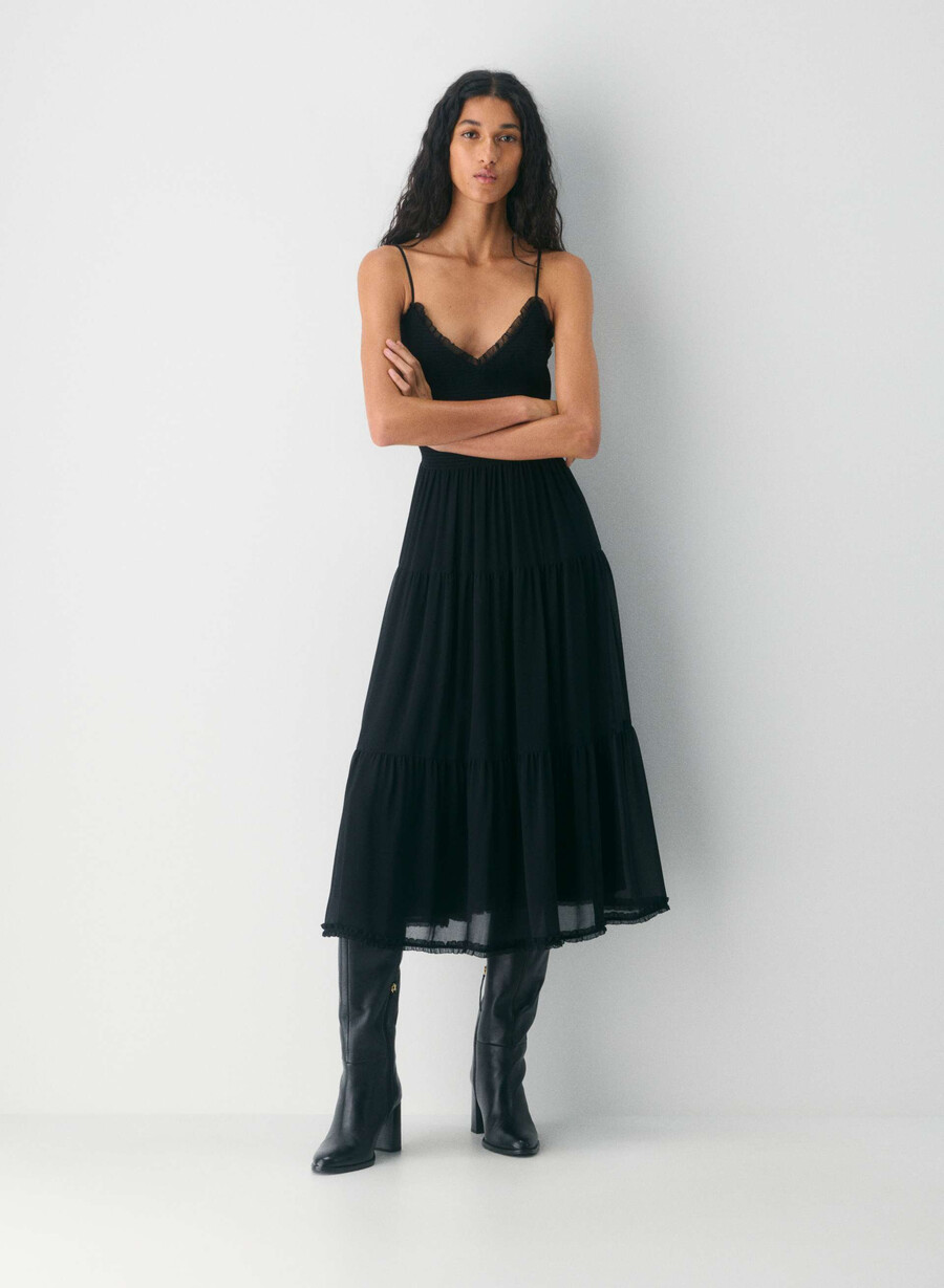 rochie tuberoză neagrĂ