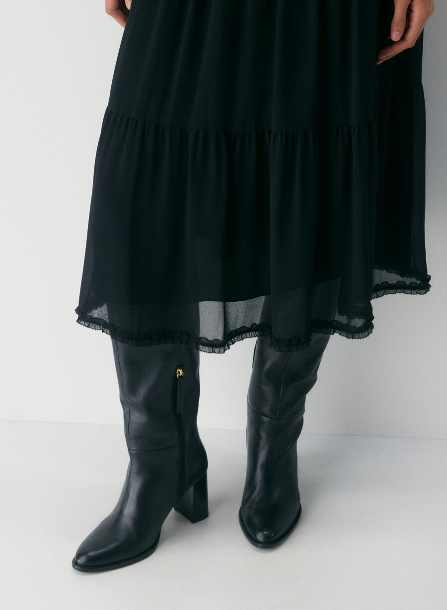 rochie tuberoză neagrĂ