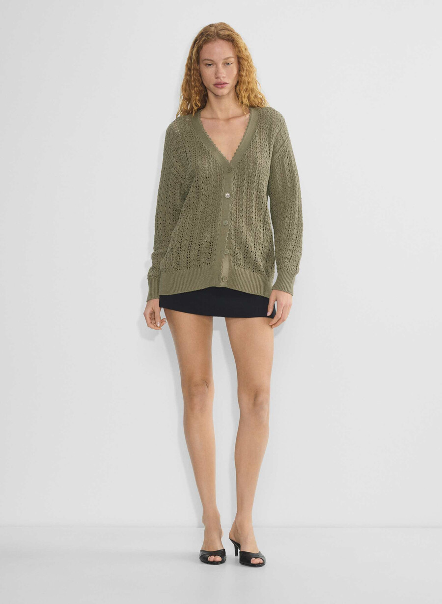 cardigan reverence sundried olive