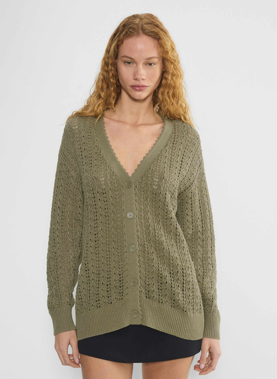 cardigan reverence sundried olive