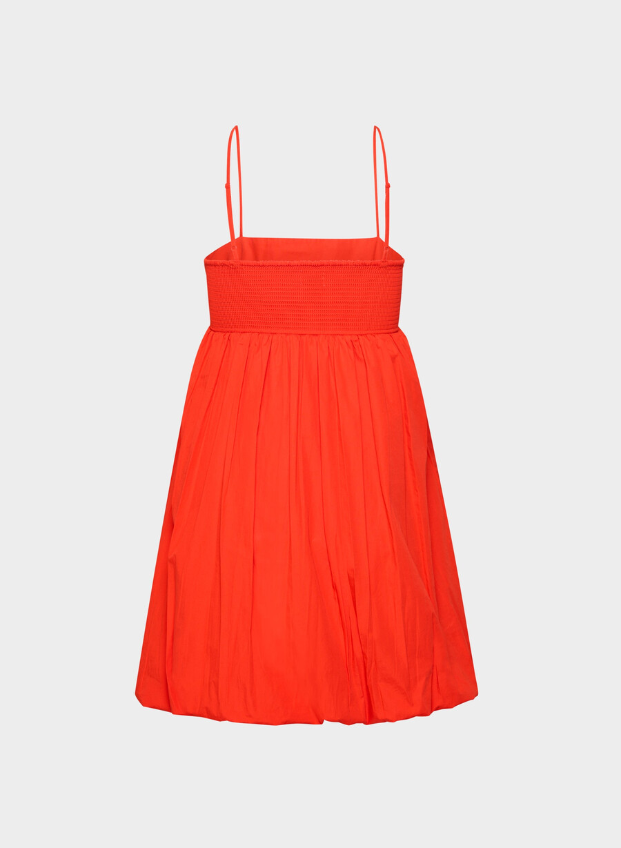 rochie elio poplin roȘu mac
