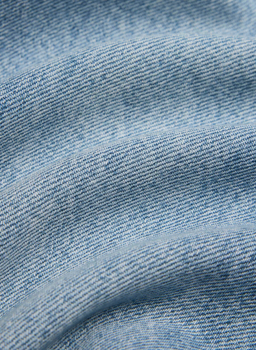 blugi largi cu talie înaltă the farrah de la denim forum 7 ani bleu taboo