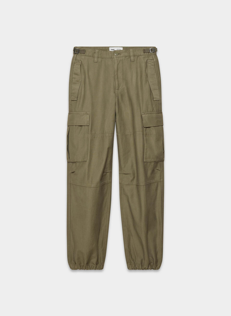 pantaloni cargo supply vintage verde armata