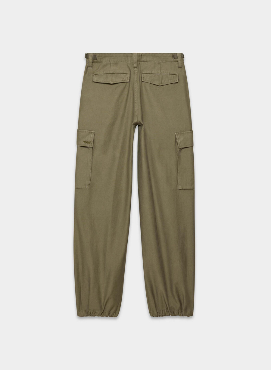 pantaloni cargo supply vintage verde armata