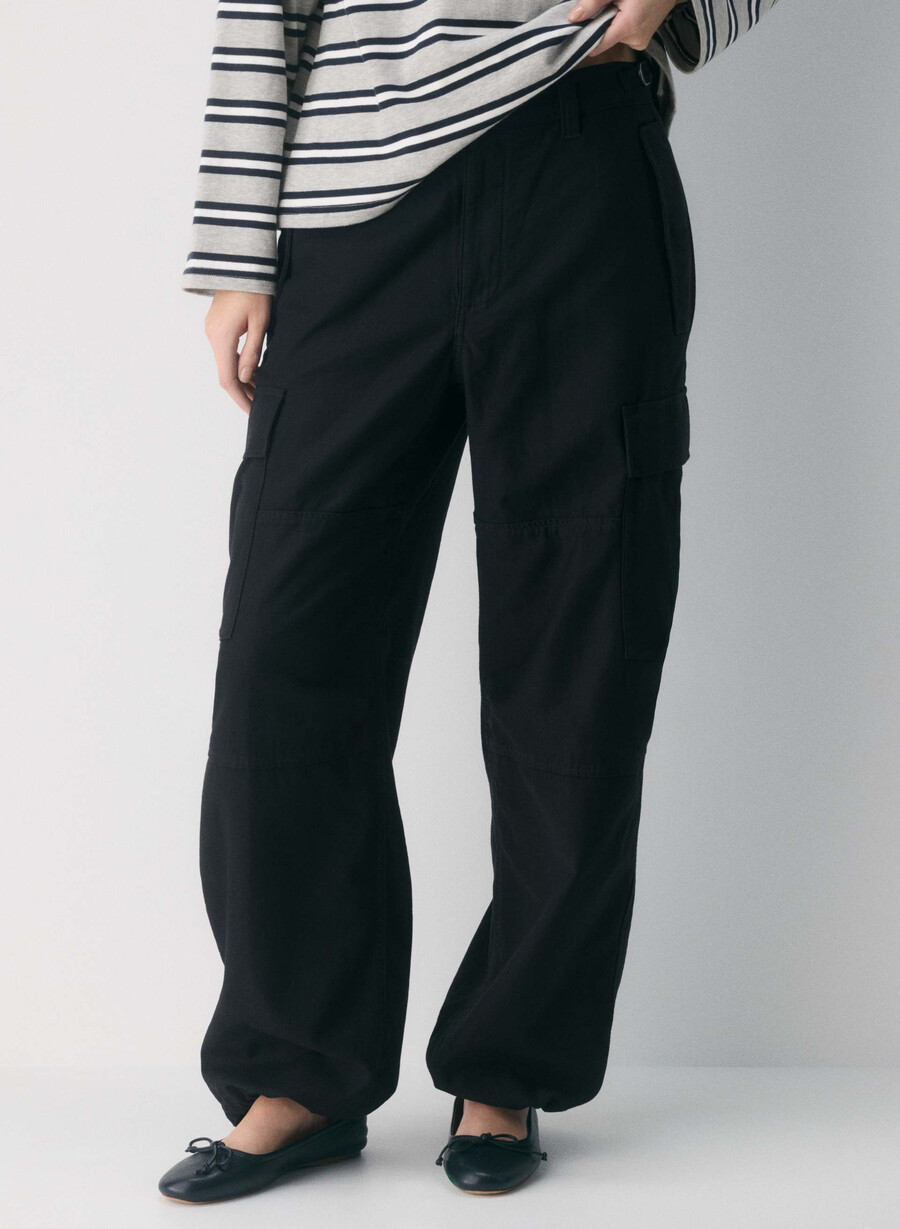 pantaloni cargo supply vintage verde armata