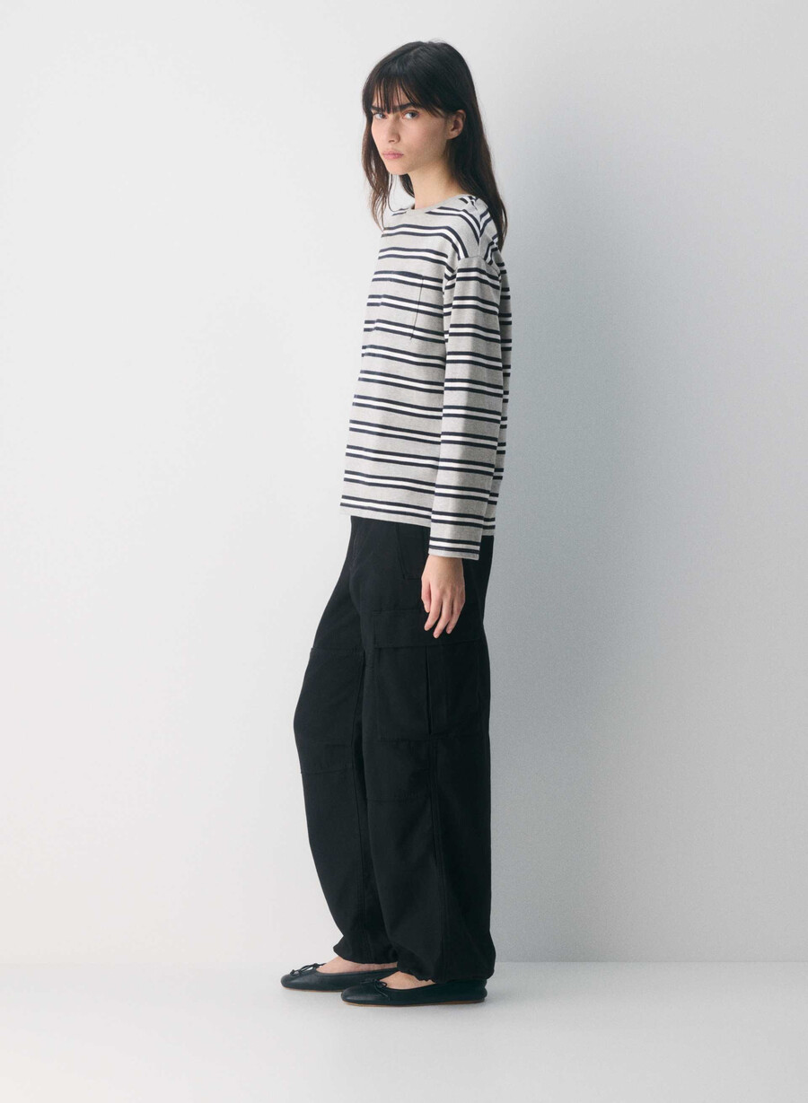 pantaloni cargo supply vintage verde armata