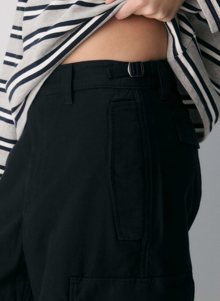 pantaloni cargo supply vintage verde armata