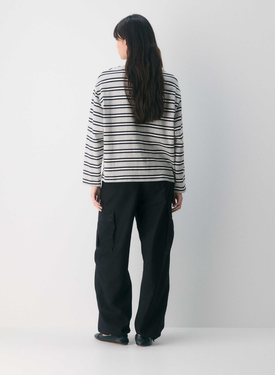 pantaloni cargo supply vintage verde armata