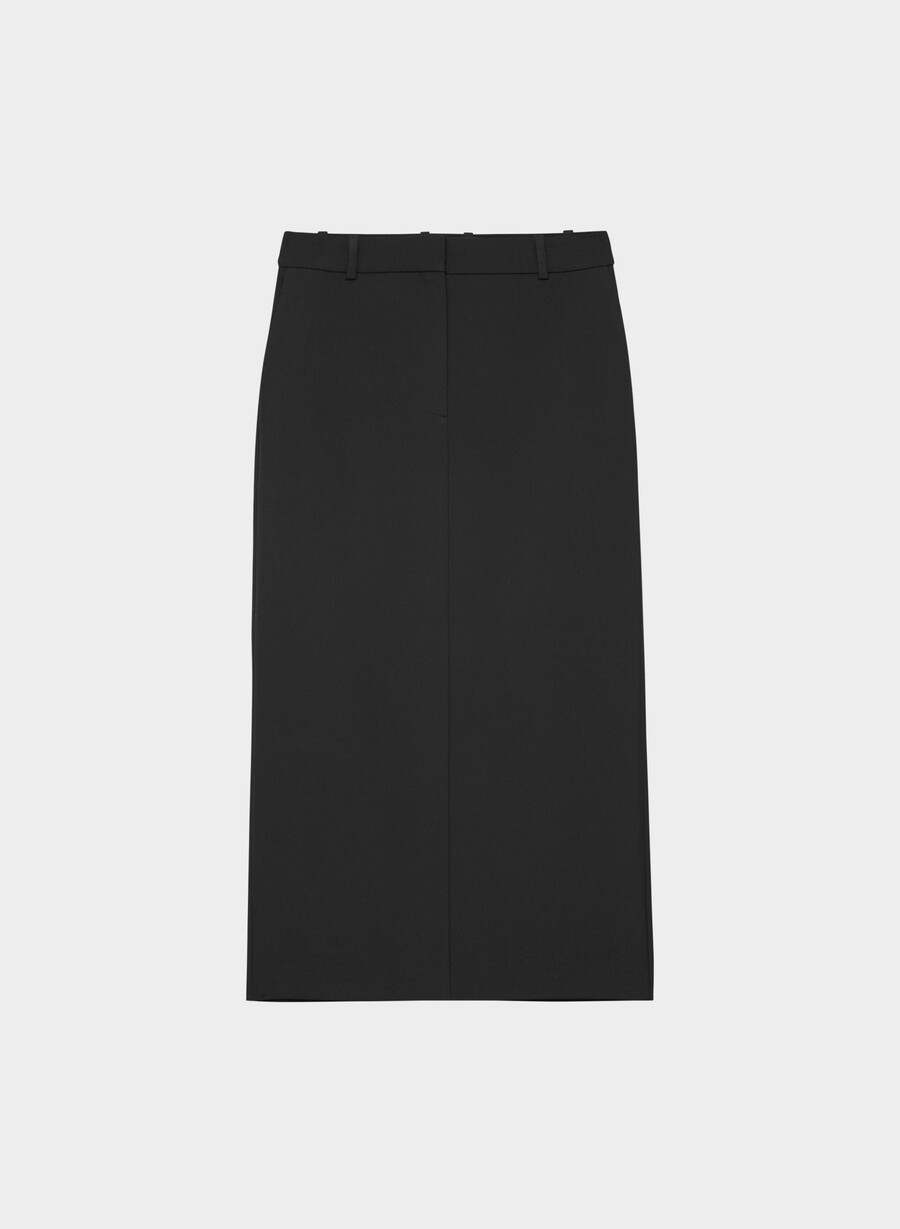 fustă maxi chisel - ressential black