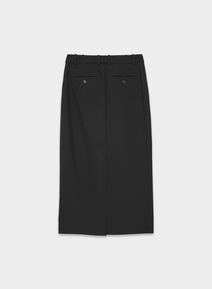 fustă maxi chisel - ressential black