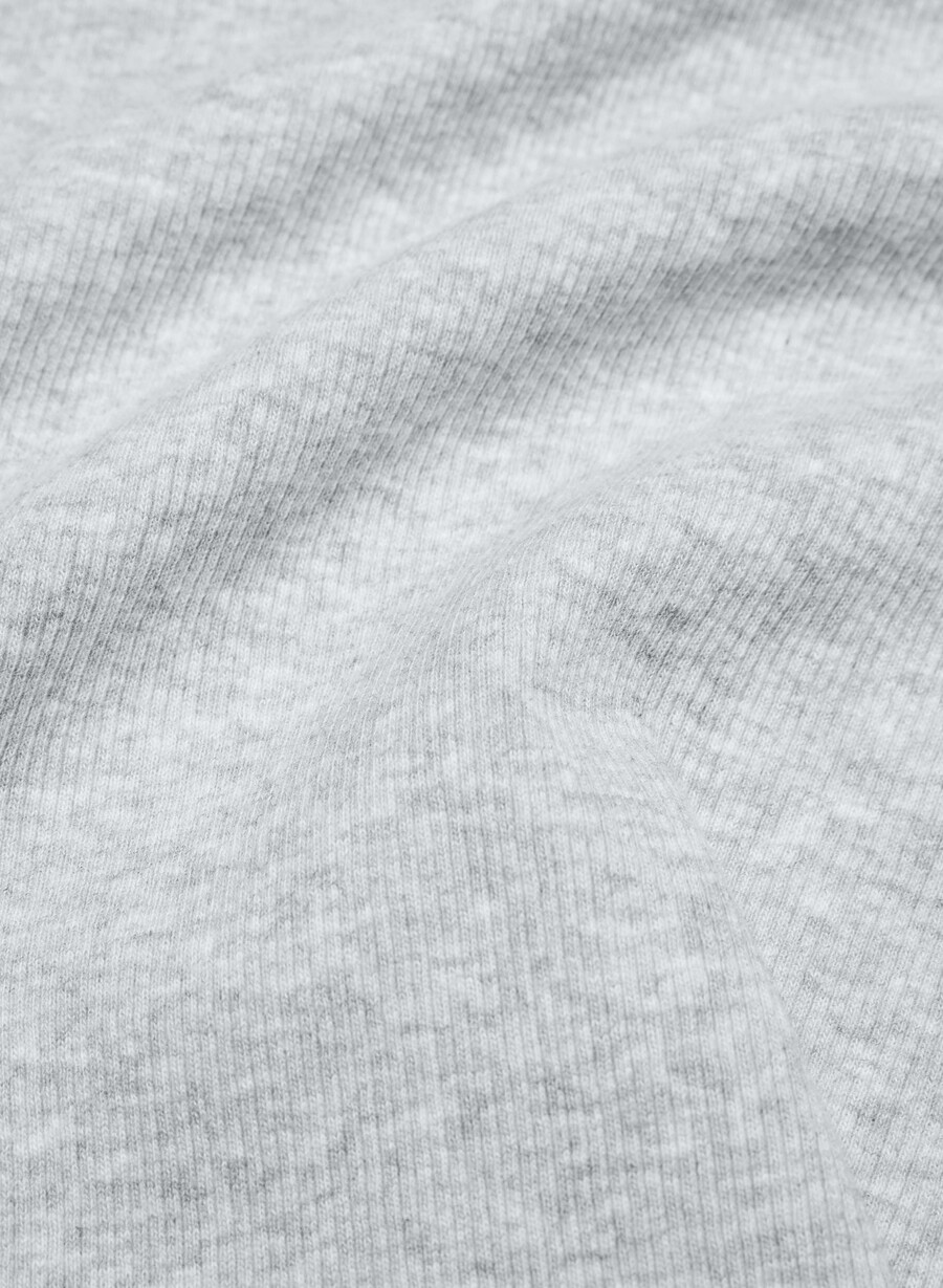 tricou cu mânecă lungă homestretch rib equalizer crom-melanj