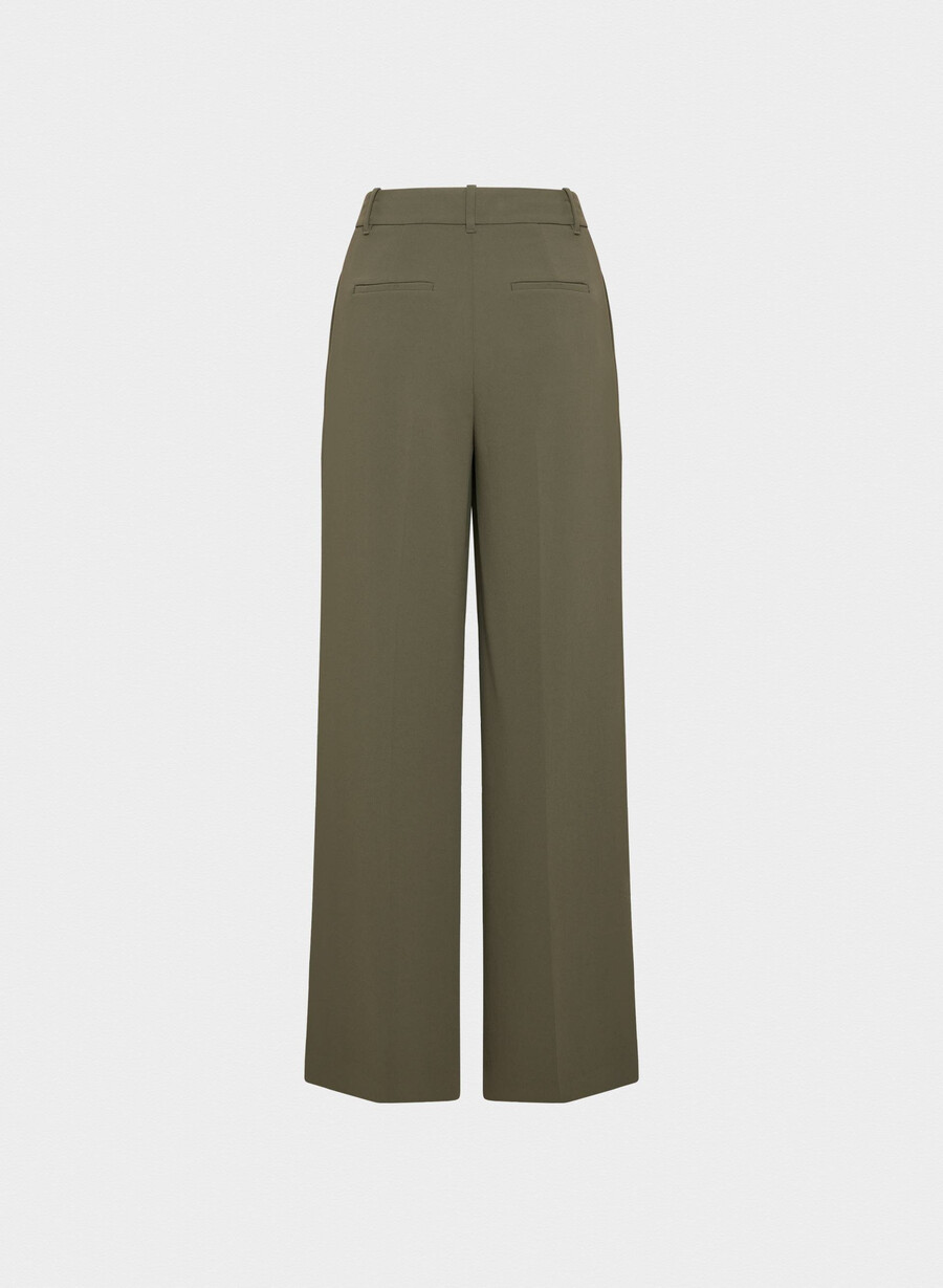 pantalonii the effortless pant mai largi - crepette mĂslin Închis