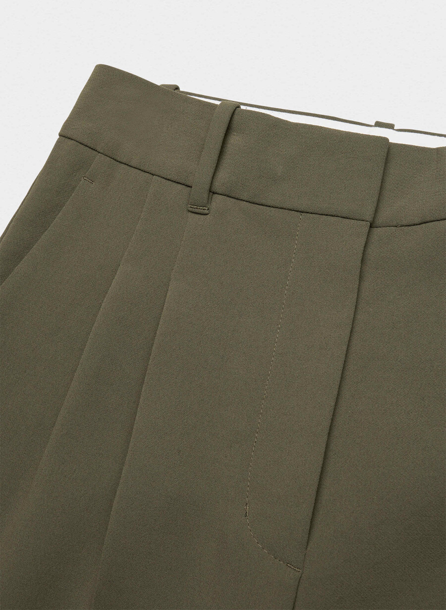 pantalonii the effortless pant mai largi - crepette mĂslin Închis