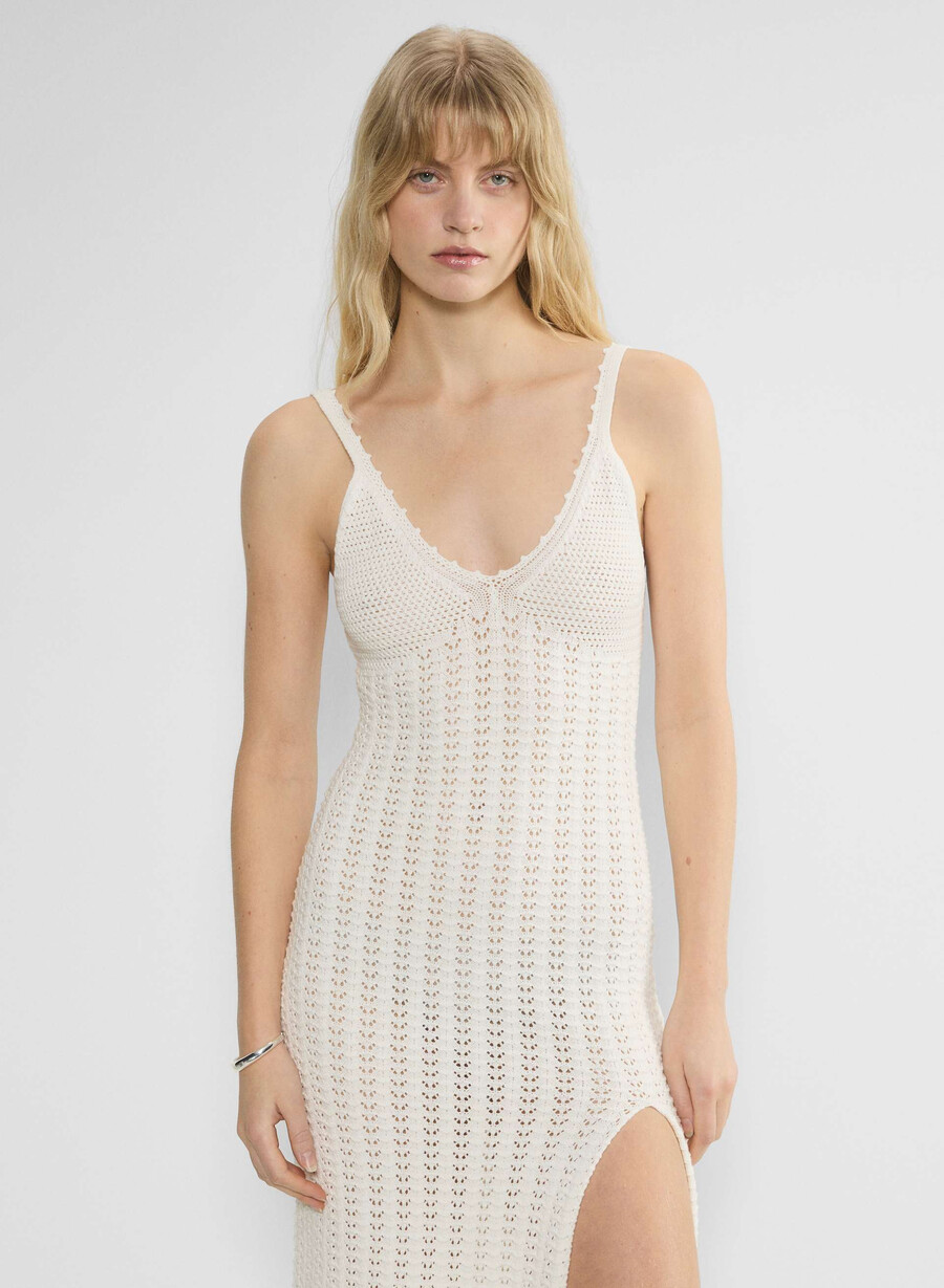 rochie midi evie mesteacĂn deschis