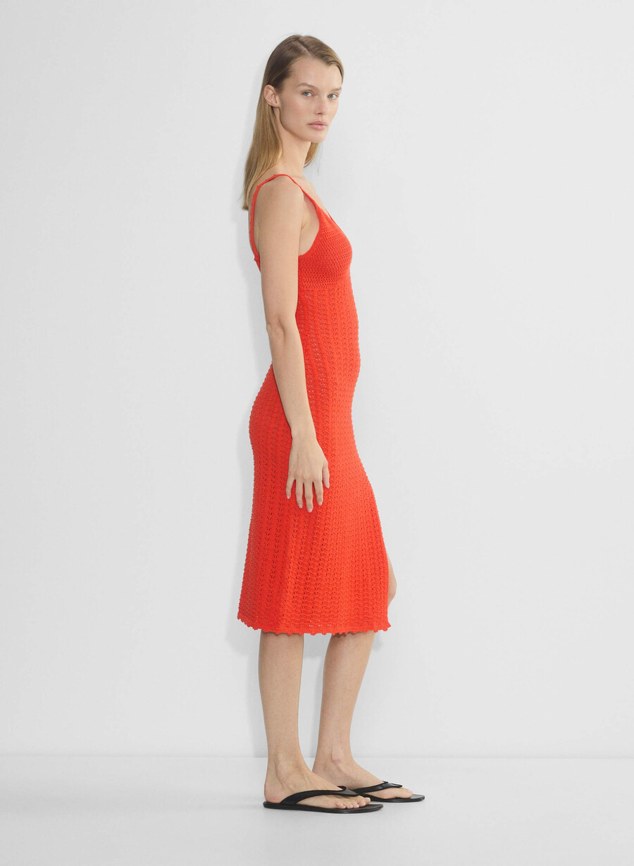 rochie midi evie poppy red