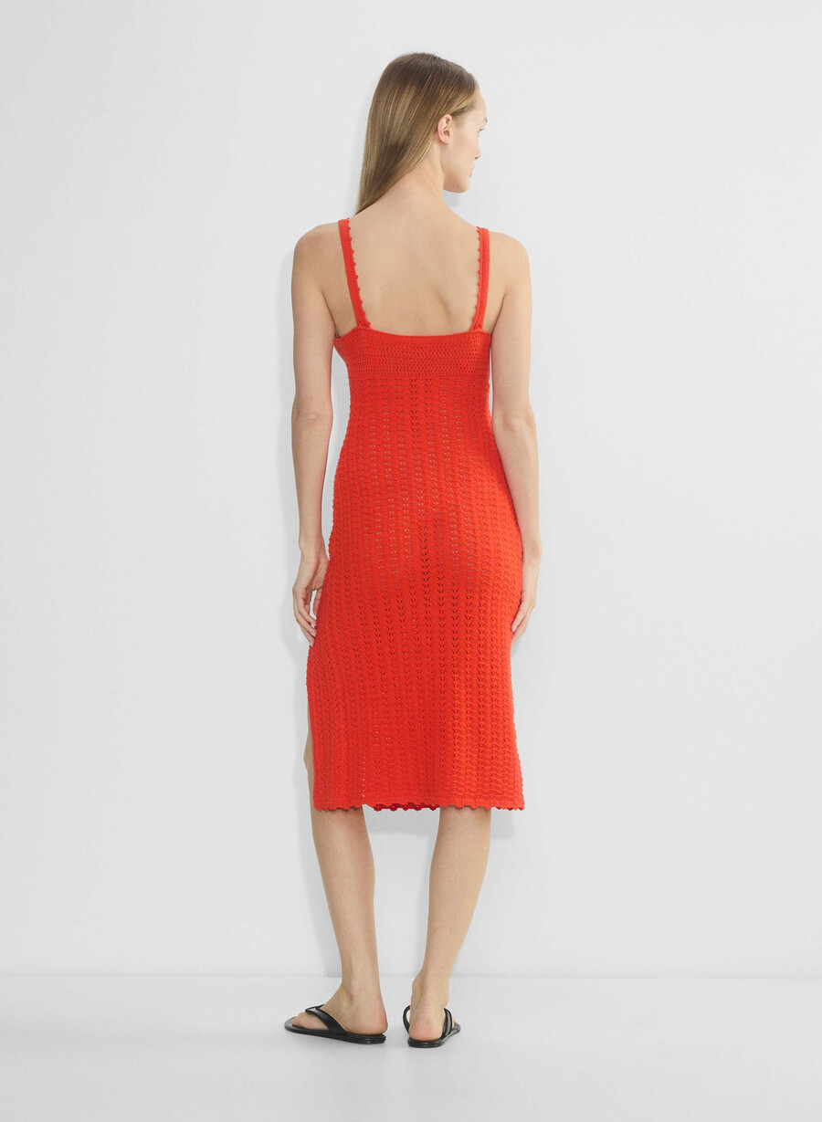 rochie midi evie poppy red