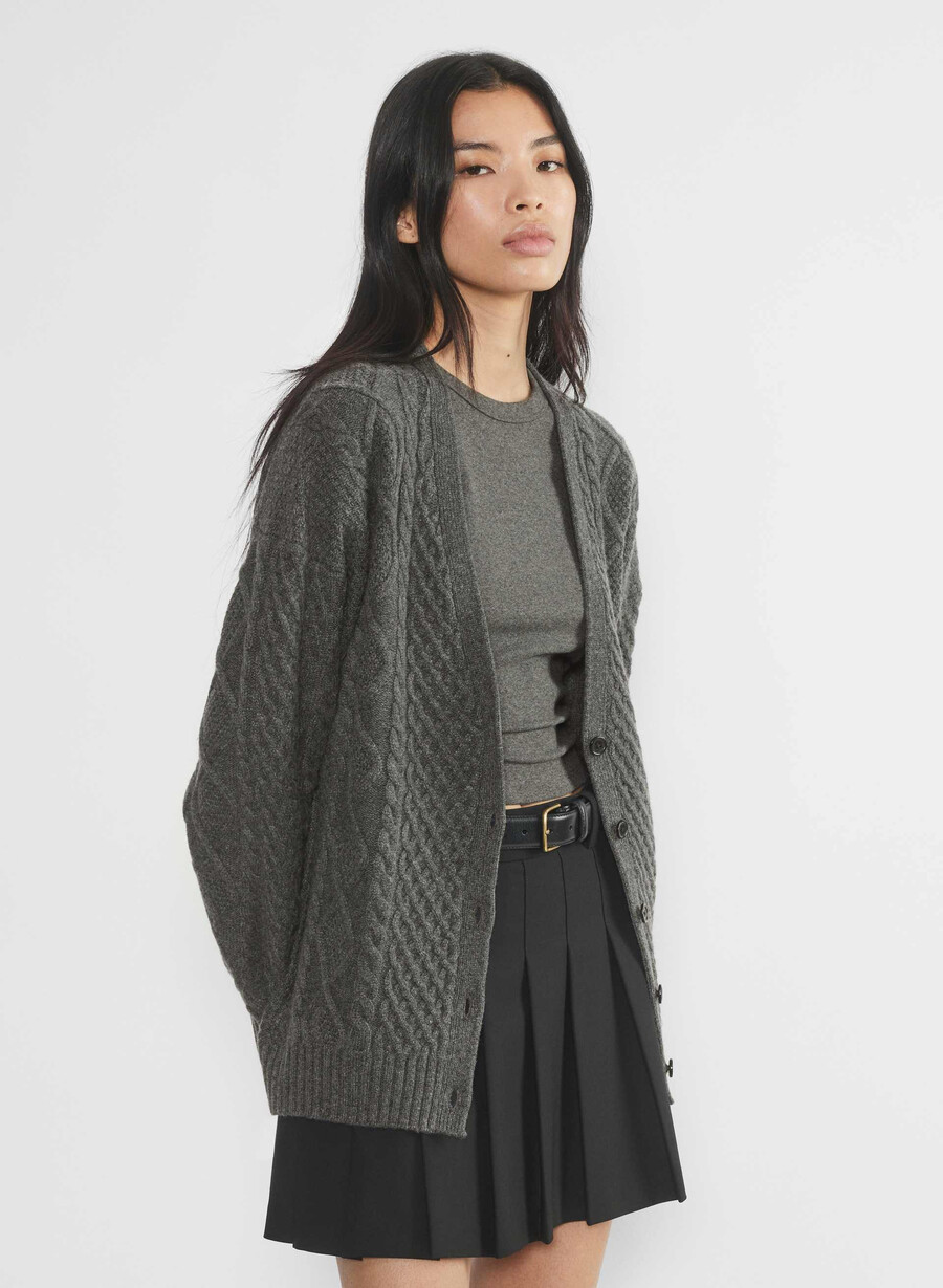 cardigan peggy heather charcoal