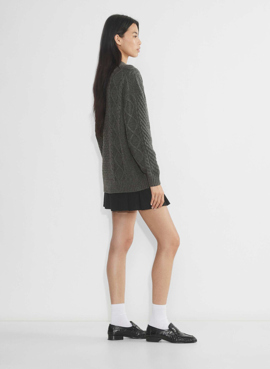cardigan peggy heather charcoal
