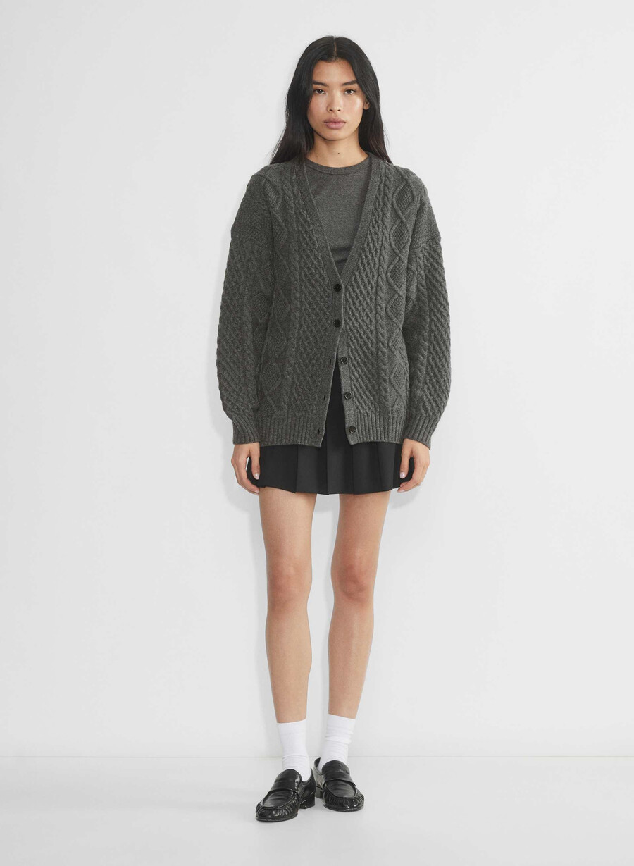 cardigan peggy heather charcoal