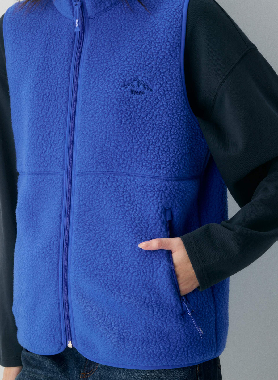 vestă polartec thermal pro cu guler moale jazz blue