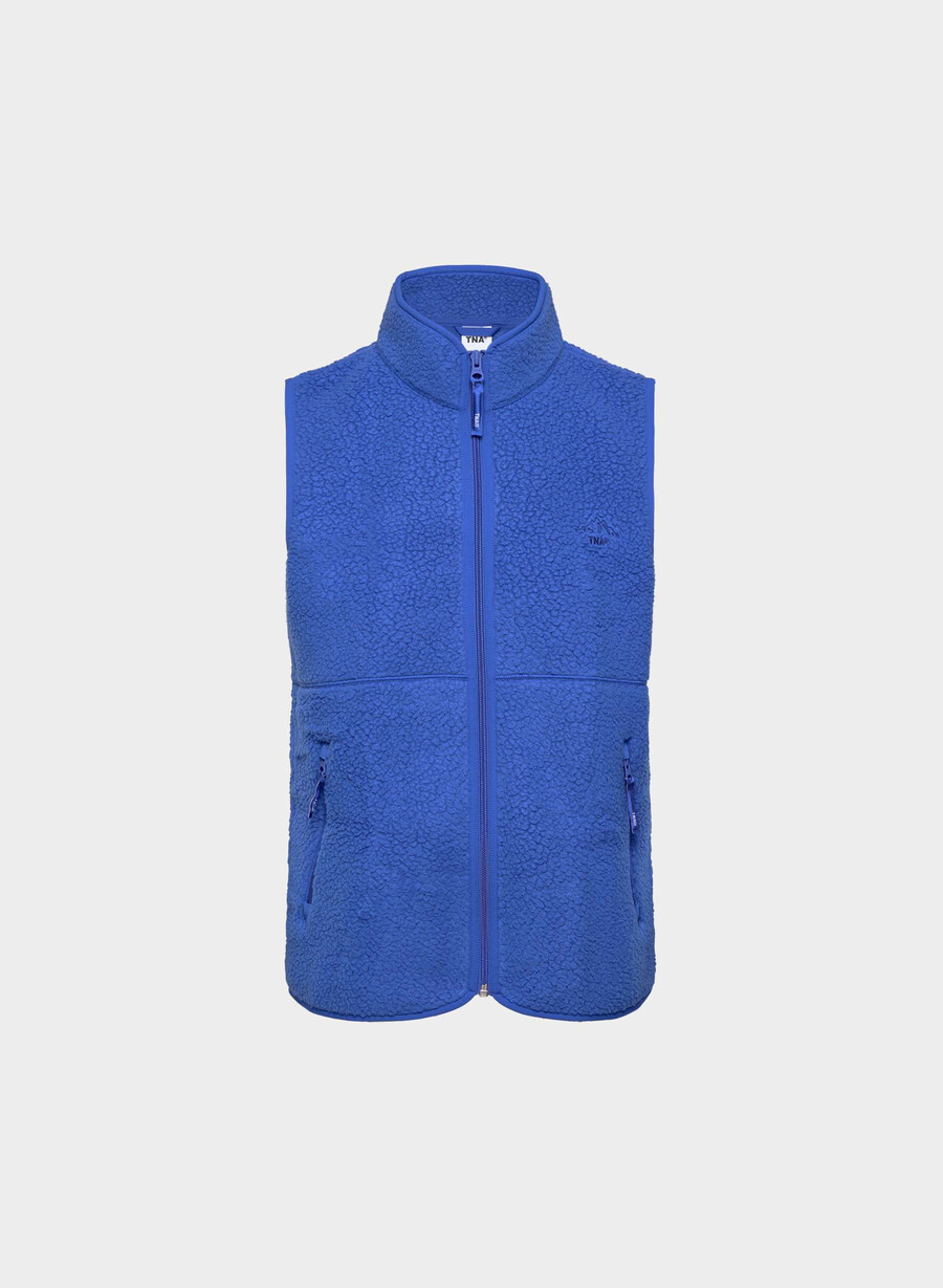 vestă polartec thermal pro cu guler moale jazz blue