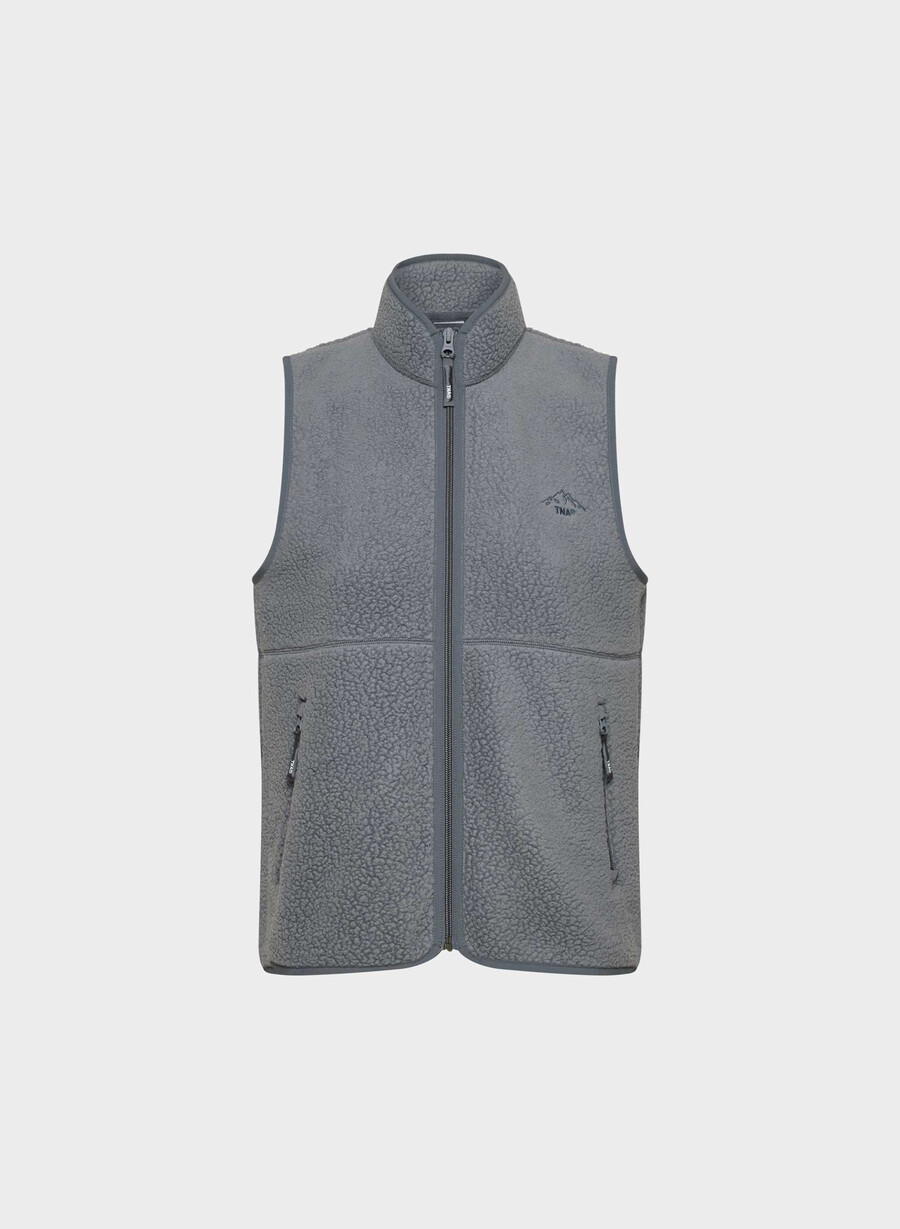 vestă polartec thermal pro cu guler înalt bleumarin vintage