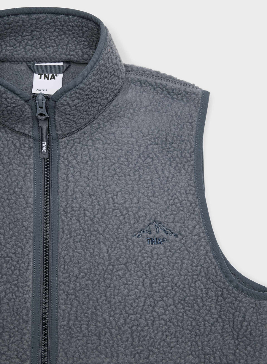 vestă polartec thermal pro cu guler înalt bleumarin vintage