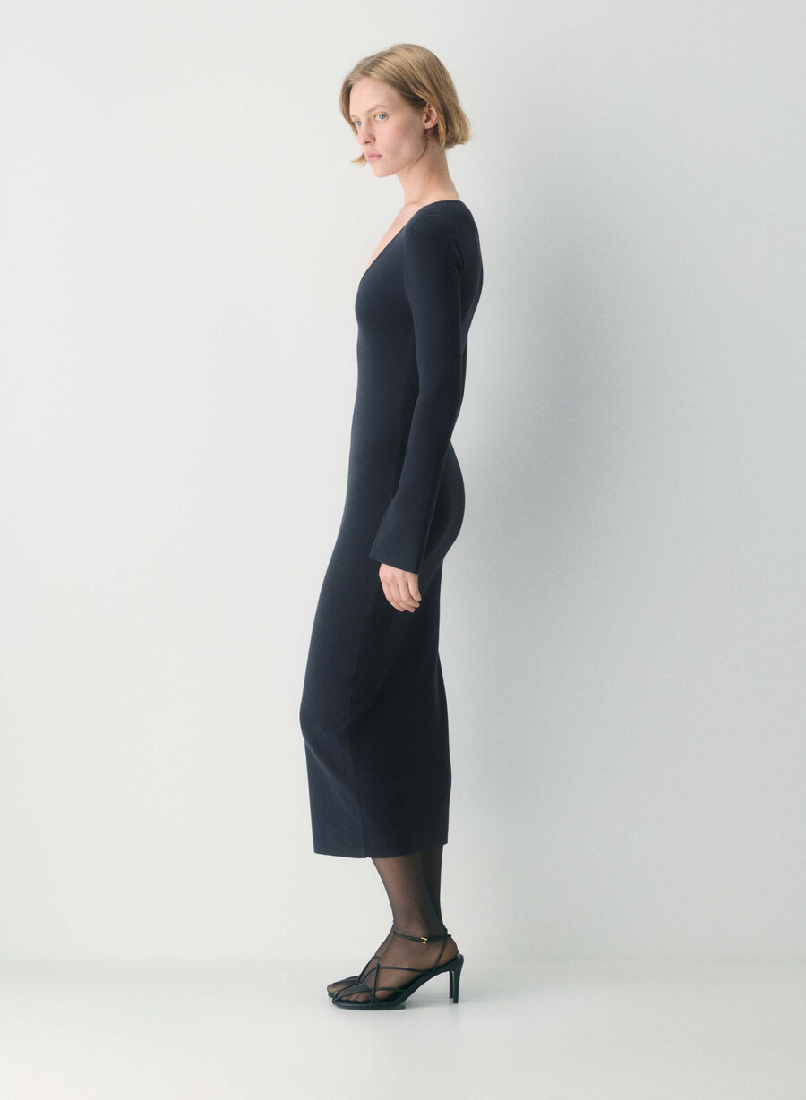 rochie moore dark navy
