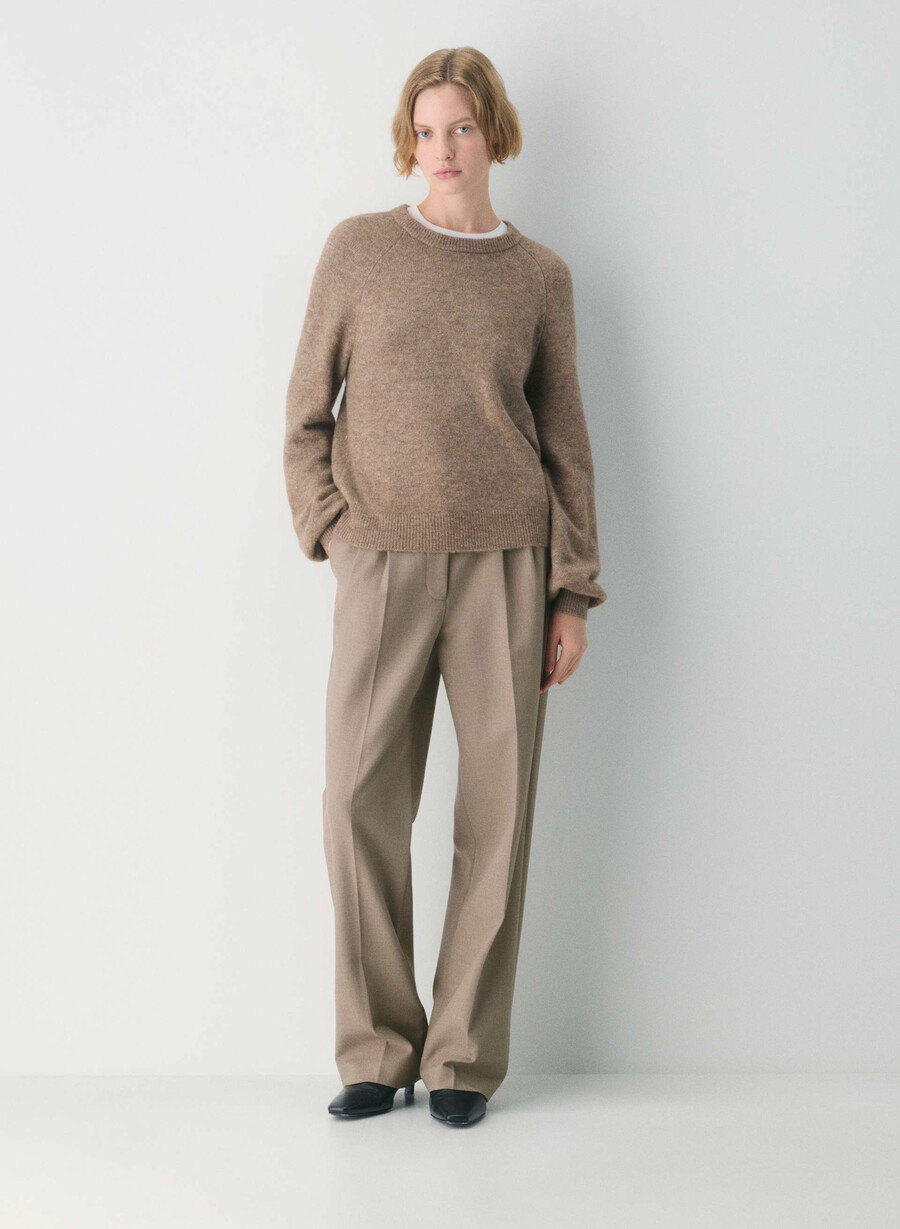 pulover sonder heather nomad taupe
