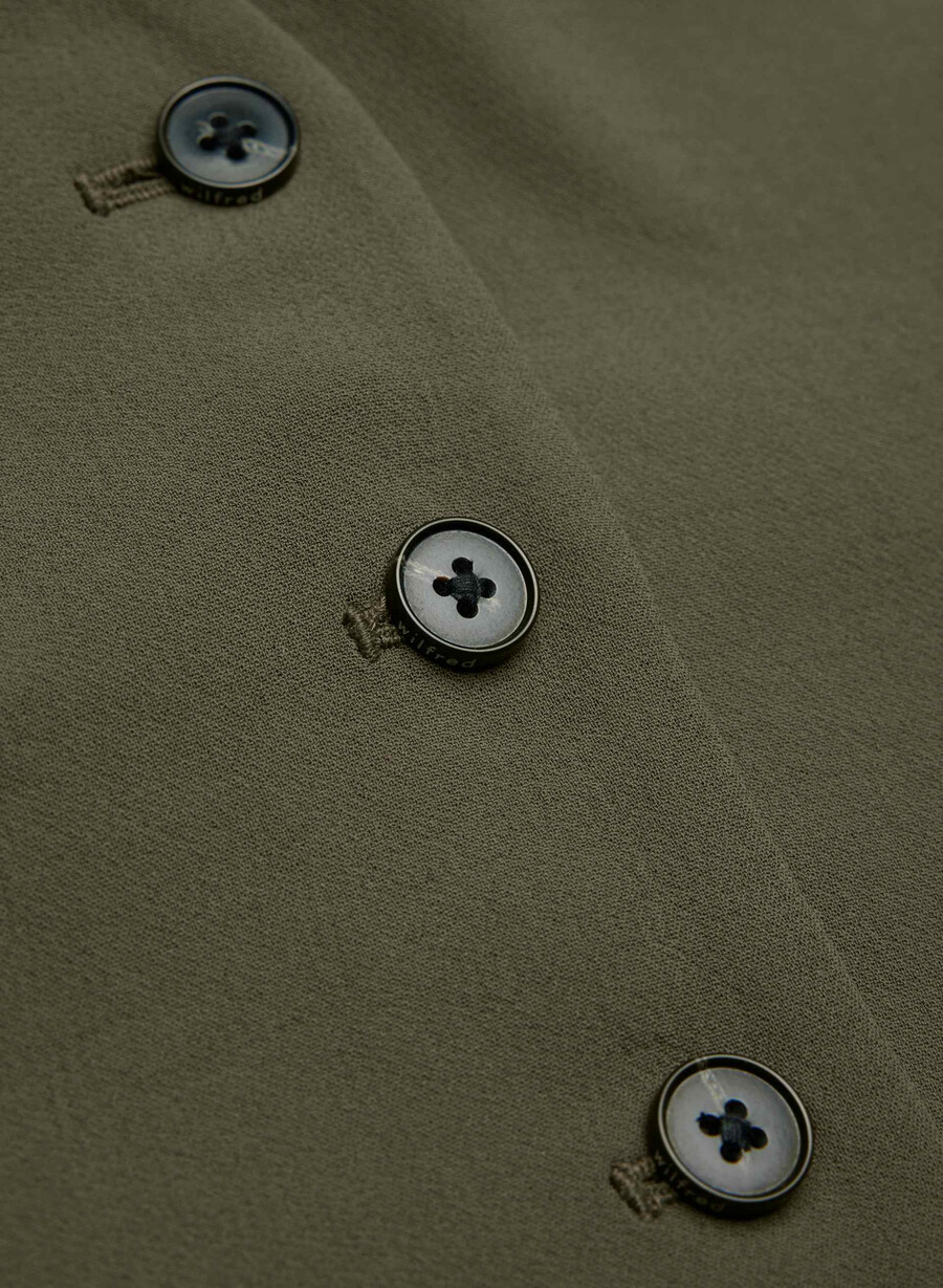 vito vest - crepette dark olive