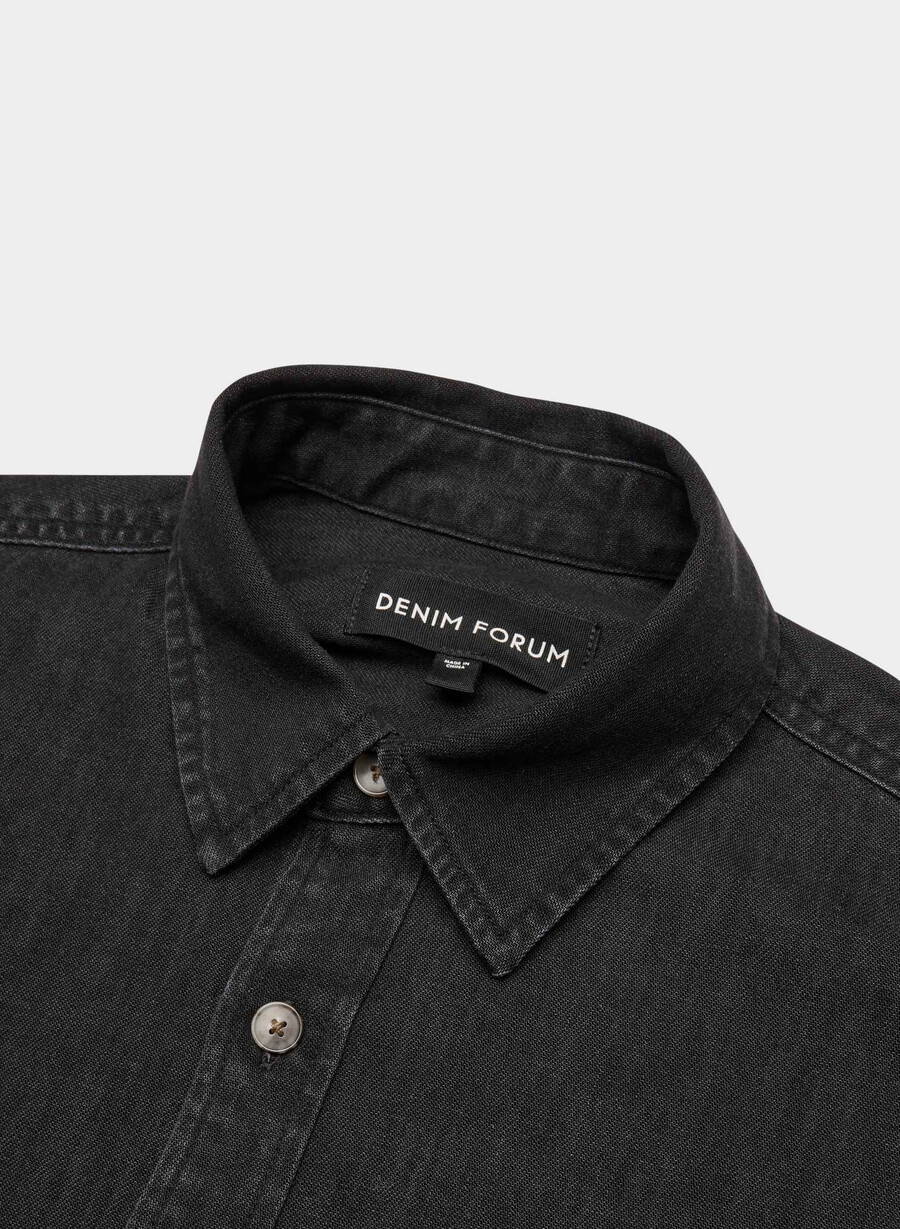 cămașă confortabilă din denim denim forum the 80s tus de ochi negru