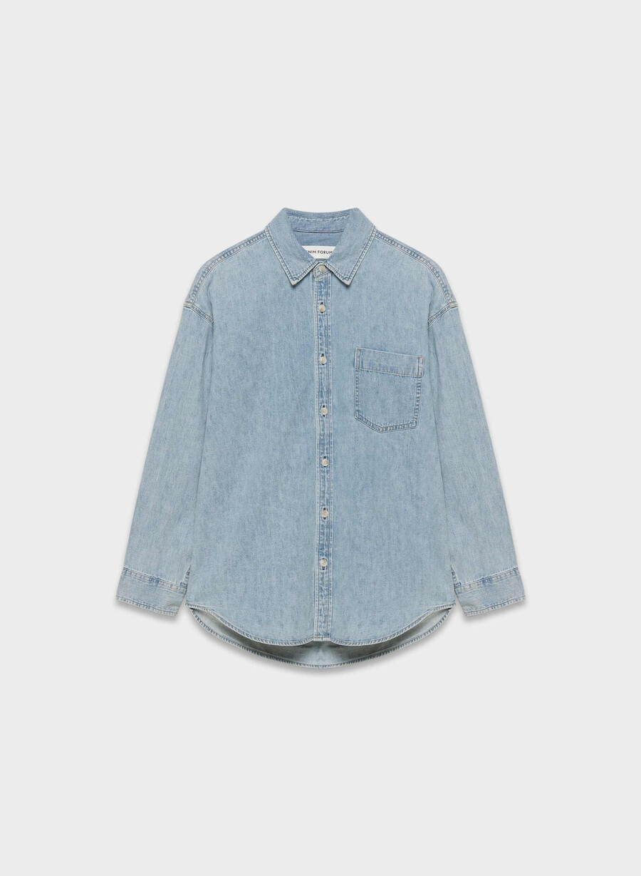 cămașă confortabilă din denim denim forum anii 80 model albastru 7 ani