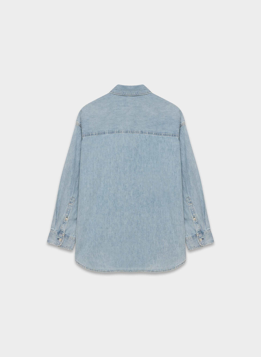 cămașă confortabilă din denim denim forum anii 80 model albastru 7 ani