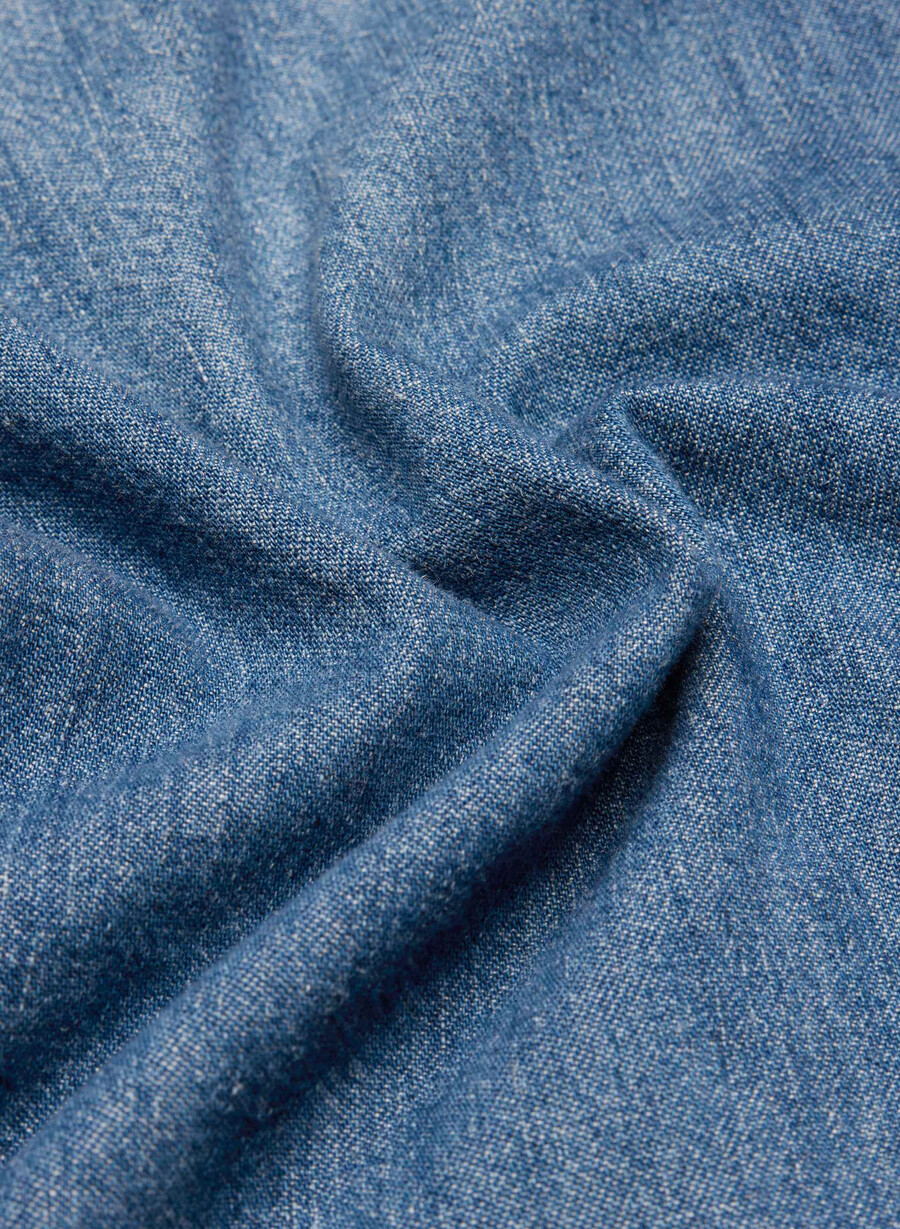 denim forum cămașă confortabilă din denim anii 80 5 ani kiss n tell blue