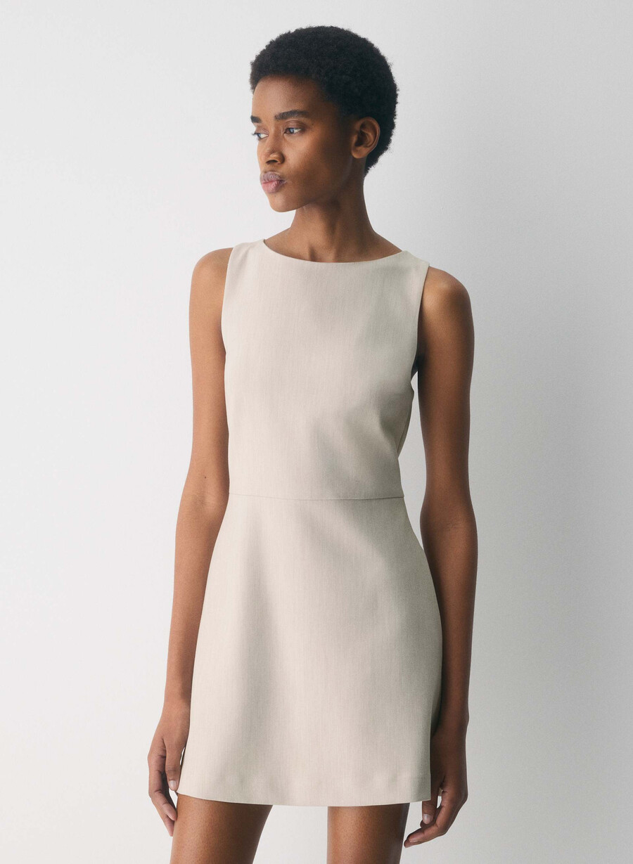 rochie bond - ressential heather matte pearl