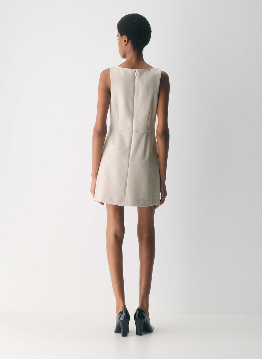rochie bond - ressential heather matte pearl