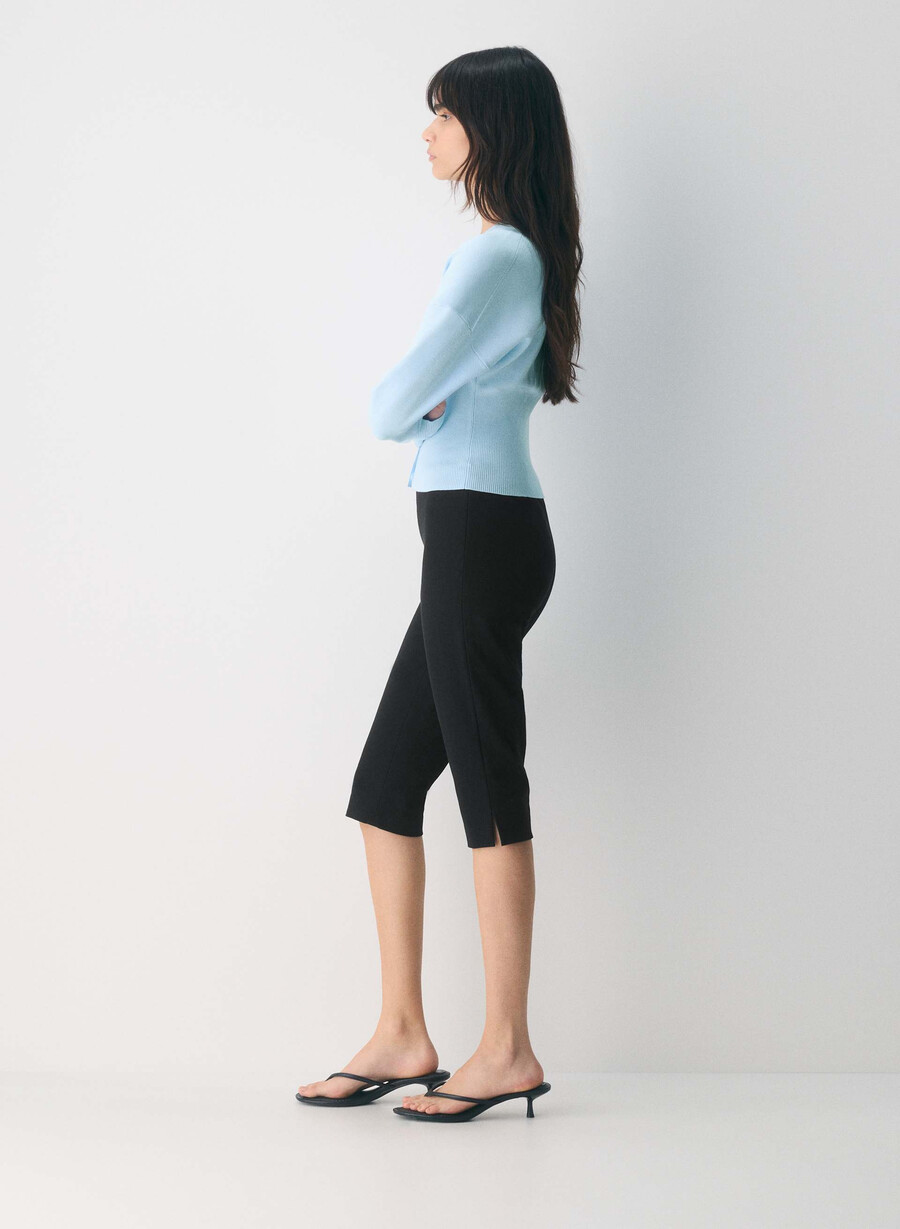 cardigan golightly - fire wonder yarn villa blue