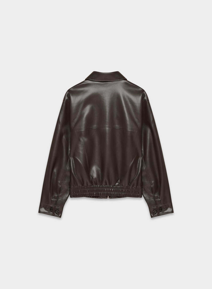 jachetă falcon - piele unreal maro mocha rich