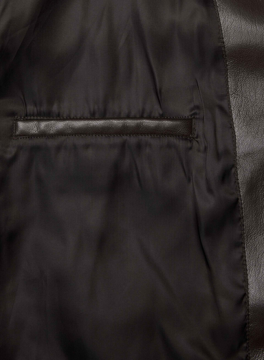 jachetă falcon - piele unreal maro mocha rich